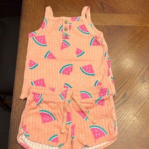 Baby Girl Watermelon Set, size 2t, super cute, vibrant colors & soft!